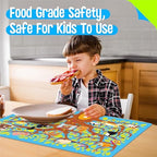 6 Pack Placemats for Kids, Non-Slip Washable Dining Mats, Reusable Cat-Themed - Image 4