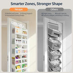 Yecaye 5-Tier Over The Door Organizer Dual-Column, 80lbs Load Extra Large Over - Image 4