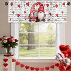 Vandarllin Valentine's Day Kitchen Curtains Valances - Image 5