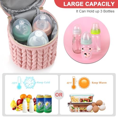 Accmor Breastmilk Cooler Bag, Insulated Baby Bottle Cooler Tote Bags - Image 2