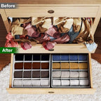 joyoldelf Sock Drawer Organizer Divider Underwear Organizer 16-cell Fabric - Image 6