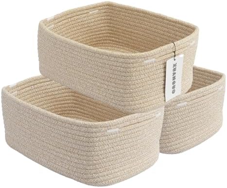 XUANGUO Small Woven Storage Baskets by XUANGUO