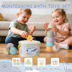 21-Piece Floating Bath Toys for Kids 1 Year and Up - Image 3