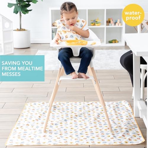 Bumkins Disney Baby Splat Mat for Under High Chair, Babies Toddlers Eating Mess - Image 2
