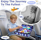COOLBEBE Airplane Tray Table Cover, Foldable Travel Tray Cover - Image 5
