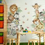 Watercolor Jungle Animal Wall Decals - Image 5