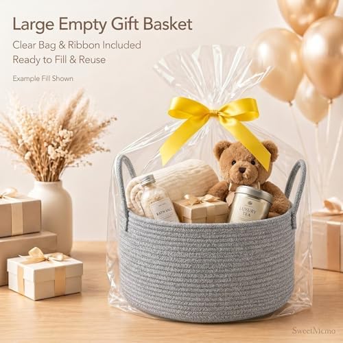 SweetMemo Large Gift Basket Empty to Fill - Image 3