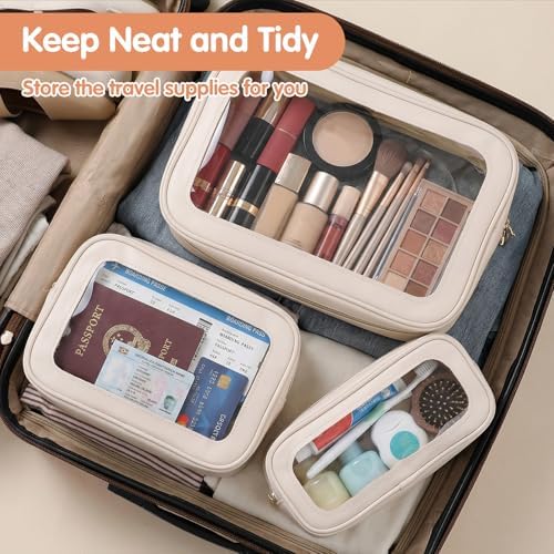 5PCS Diaper Bag Organizer Pouch Set Waterproof Travel Makeup Bag - Image 6
