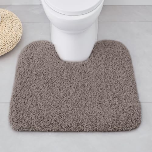 ILANGO Toilet Rugs U Shaped 22" × 24", Soft Absorbent Microfiber Bath Rugs - Image 2