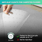 Thickened Chair Mat for Carpet- Low Pile Carpet Protector for Office Computer - Image 4