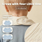 8-Pack Muslin Baby Bibs for Drooling and Teething - Image 4