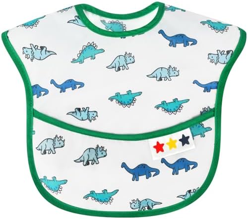 Accmor Waterproof Baby Bibs for Eating, Mess Proof Toddler Feeding Bibs for - Image 2