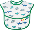 Accmor Waterproof Baby Bibs for Eating, Mess Proof Toddler Feeding Bibs for - Image 2