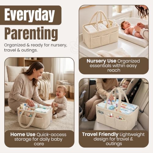 Baby Diaper Caddy Organizer - Image 5
