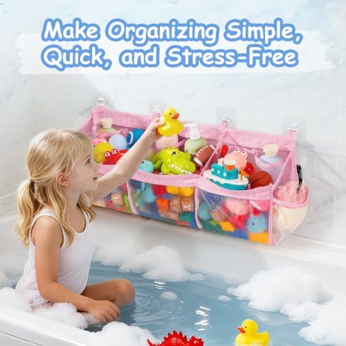 Criusia Extra Large Bath Toy Organizer - Image 7