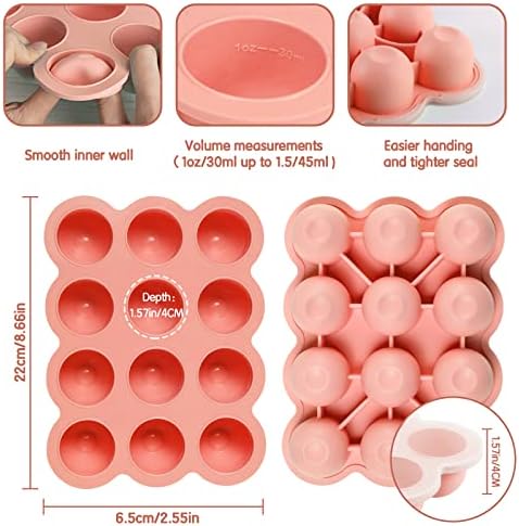 Silicone Freezer Tray with Lid, 1.5oz x 12 Pods - Image 7
