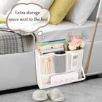 Bedside Caddy Organizer for Dorm Bed Rails - Image 3