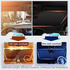 Car Windshield Sun Shade Foldable, 2026 Upgraded Car Shade Front Windshield - Image 3