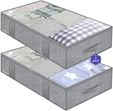 Onlyeasy Large Underbed Storage Bags Organizer Container by Onlyeasy