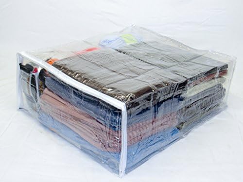 5-Pack X-Large Heavy Duty Vinyl Zippered Storage Bags - Image 6