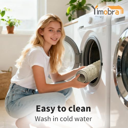 Yimobra Non Slip Bath Mat for Tub 40x16, Extra Long Bath Tub Mat - Image 6