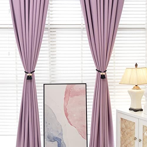NICEEC 4 Pack Wooden Ball Magnetic Curtain Tiebacks Boho Home Decor Drape Tie - Image 6