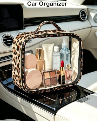 3 Pack Clear Toiletry Bag for Women, TSA Approved Organizer for Travel Size - Image 3