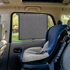 Car Side Window Shades, 2 Pack Retractable Roller Sun Shades, 18 x 20 in - Image 6