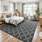 Keeko 7x10 Area Rugs for Living Room, Soft Washable Memory Foam Bedroom Rug - Image 5