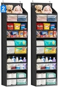 AOODA 2 Pack Over the Door Organizer, Large Capacity Closet Door Hanging by AOODA