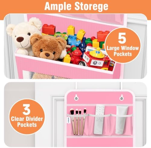 Over The Door Organizer Storage Large Capacity Hanging Bedroom Storage - Image 4