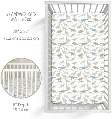 Butterblu Frankie Fitted Crib Sheet 100% Organic Cotton - Image 5