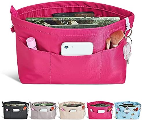 Vercord Premium Nylon Purse Organizer Tote Handbag Insert Organizers Bag in Bag - Image 7