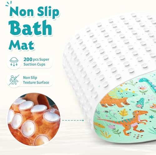 XIYUNTE Bath Mat for Tub Non Slip Bathtub Mat Non Slip 40x16 Baby Bath Mat - Image 3
