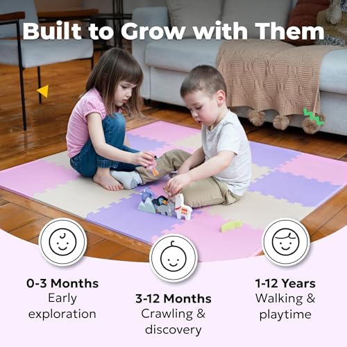 MioTetto Baby Play Mat, Soft Foam Floor Tiles - Image 5