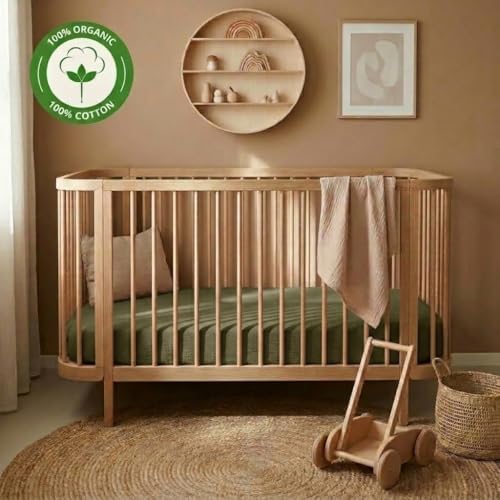 Crib Sheets, 100% Organic Cotton Muslin - Image 6