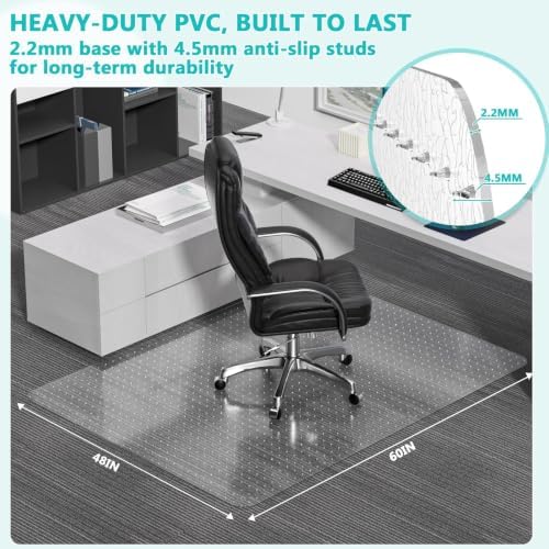 Office Chair Mat for Low Pile Carpet - Image 2