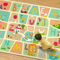ABC Alphabet Rug for Nursery Room – 5x8 Kids Rug for Preschool, Washable Play by HazoHaus