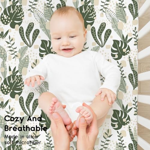 Yoofoss 2-Pack Baby Crib Sheets - Image 4