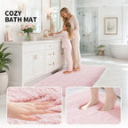 ILANGO Bathroom Rugs 24" × 17", Extra Soft Absorbent Microfiber Bath Rugs - Image 5