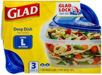Glad GladWare Deep Dish Food Storage Containers, 64 Oz - Image 3
