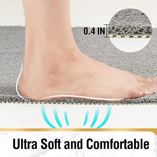 HITSLAM Square Shower Mat, 32 x 32 Inch Non Slip Bath Mat - Image 4