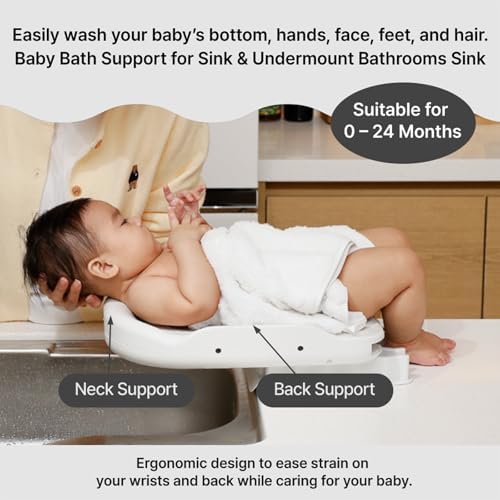 PPBB – Baby Bath Support for Sink & Undermount Bathroom Sink – Easy Hygiene - Image 2