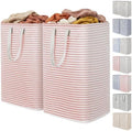 Lifewit 80L Large Laundry Baskets, 2 Pack, Reinforced Handles by Lifewit