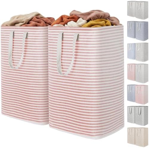 Lifewit 80L Large Laundry Baskets, 2 Pack, Reinforced Handles by Lifewit