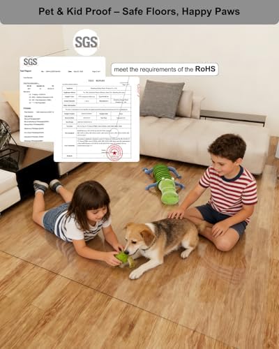 【16 Anti-Slip Stickers Included】 2'×4' Clear Plastic Floor Runner, Waterproof - Image 5