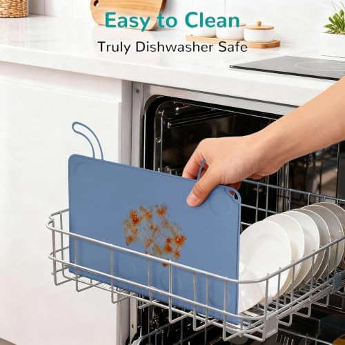 Silicone Placemat for Baby Self-Eating: Dishwasher Safe & Non-Slip for Dining - Image 3