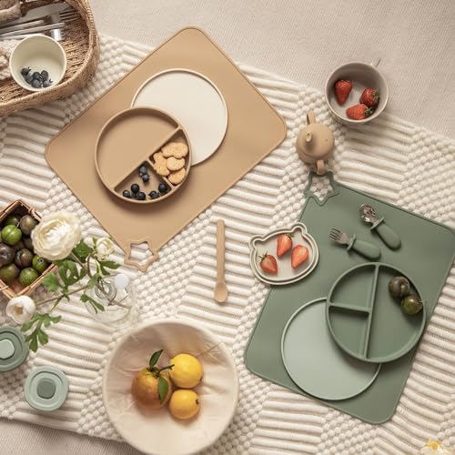 Moonkie Silicone Placemat for Babies: Toddler Table Mats for Self-Feeding - Image 4