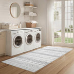 Nakagishi Runner Rug Kitchen Washable Rugs: 3x8 Non-Slip Boho Soft Modern Stain - Image 6