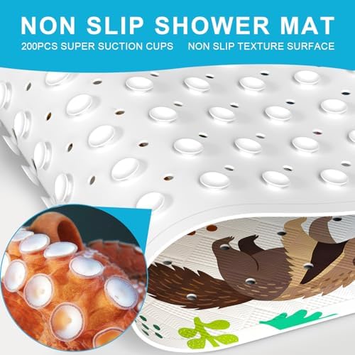 XIYUNTE Bath Mat for Tub Non Slip Bathtub Mat Non Slip 40x16 Baby Bath Mat - Image 3